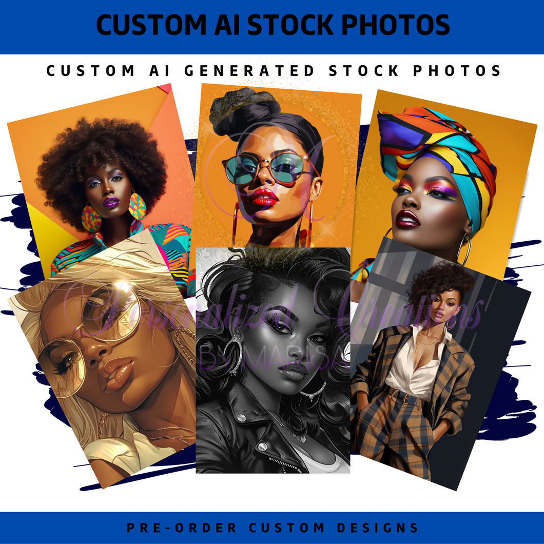 Custom AI Stock Photos- AI Art Digital Download