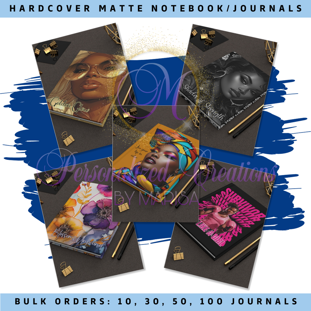 Wholesale-Hardcover Matte Notebook/Journals*