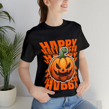 Load image into Gallery viewer, Halloween Pumpkin Jersey Short Sleeve Tee
