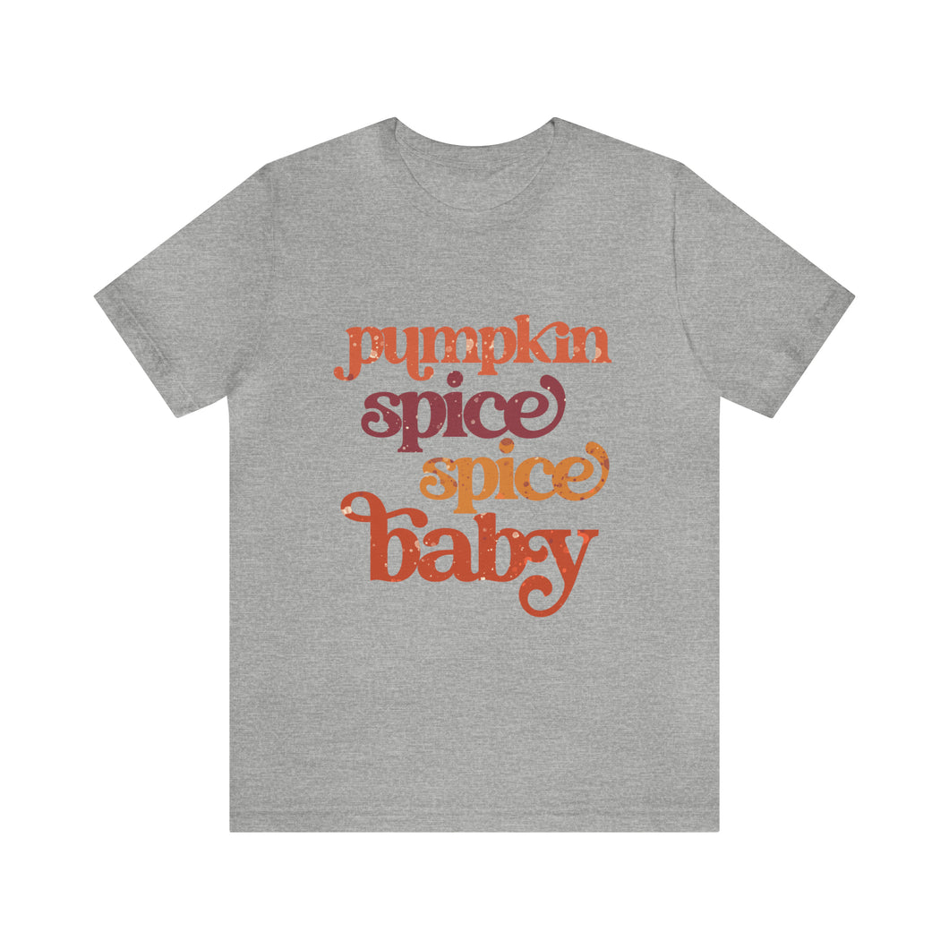 Pumpkin Spice Baby Unisex Jersey Short Sleeve Tee