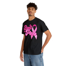 Load image into Gallery viewer, Back The Pink Unisex Heavy Cotton Tee
