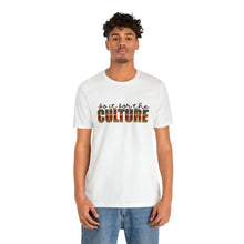 Load image into Gallery viewer, Do It For The Culture Jersey Short Sleeve Tee
