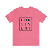 Load image into Gallery viewer, Forgiven+ Unisex Jersey Short Sleeve Tee
