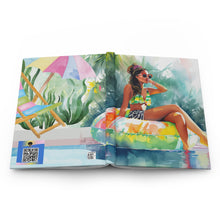 Load image into Gallery viewer, Watercolor Waves- Beach Babes Hardcover Journal Matte

