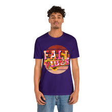 Load image into Gallery viewer, Fall Vibes Unisex Jersey Short Sleeve Tee
