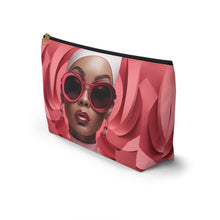 Load image into Gallery viewer, Cotton Candy Chic Accessory Pouch w T-bottom
