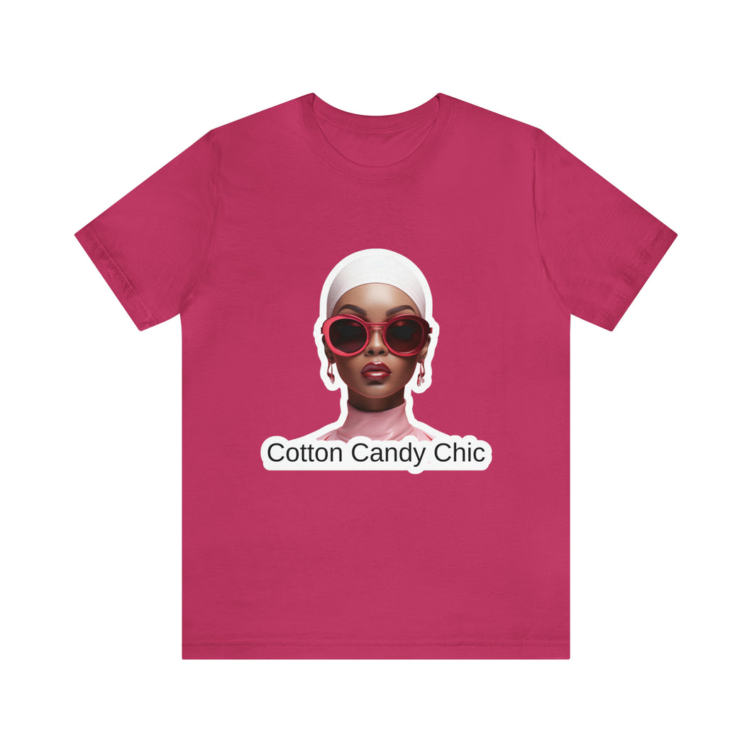 Cotton Candy Chic Jersey Short Sleeve Tee
