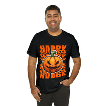 Load image into Gallery viewer, Halloween Pumpkin Jersey Short Sleeve Tee
