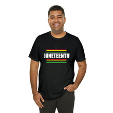 Load image into Gallery viewer, Juneteenth Block2 Jersey Short Sleeve Tee
