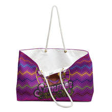 Load image into Gallery viewer, Purple State Of Mind- Beach Babes Weekender Bag
