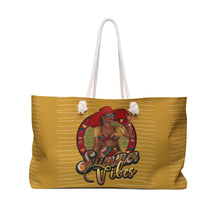 Load image into Gallery viewer, Summer Vibes Gold- Beach Babes Weekender Bag
