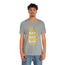 Load image into Gallery viewer, Black Father Leader King2 Unisex Jersey Short Sleeve Tee
