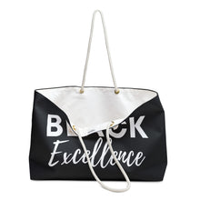 Load image into Gallery viewer, Black Excellence Weekender Bag-Black
