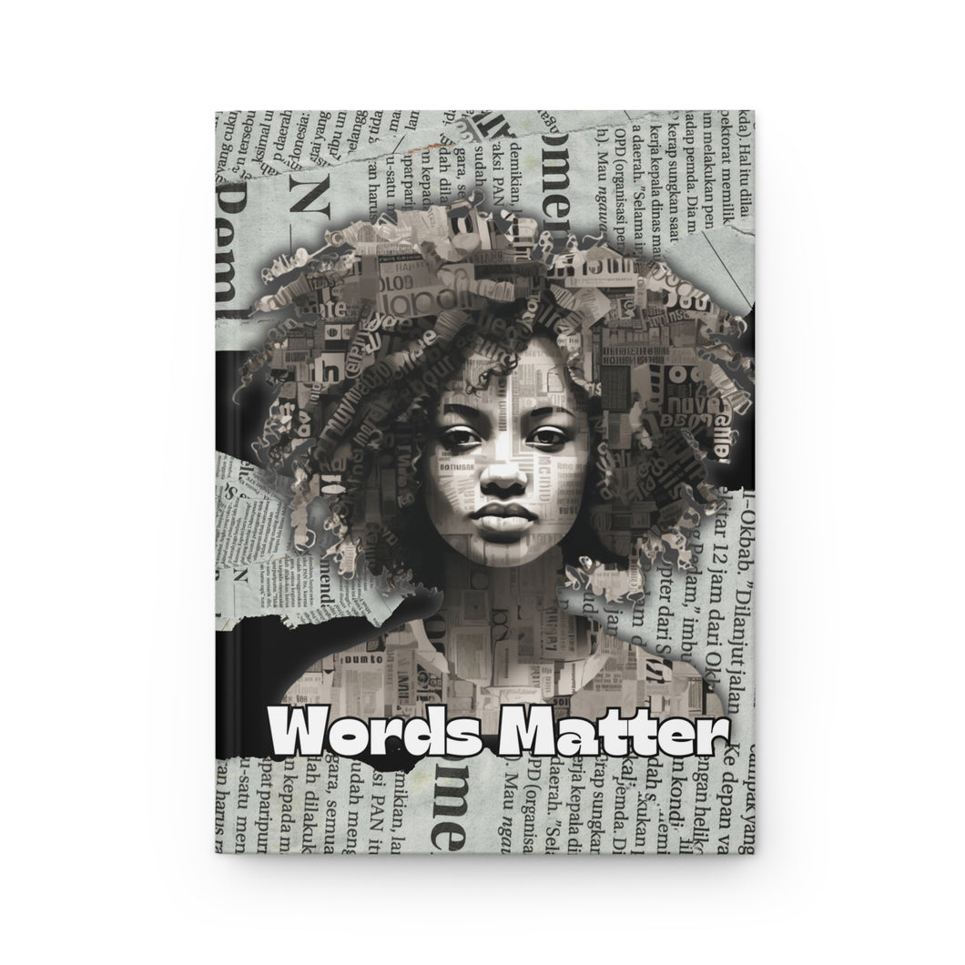 Words Matter Hardcover Journal/Notebook Matte