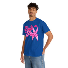 Load image into Gallery viewer, Back The Pink Unisex Heavy Cotton Tee
