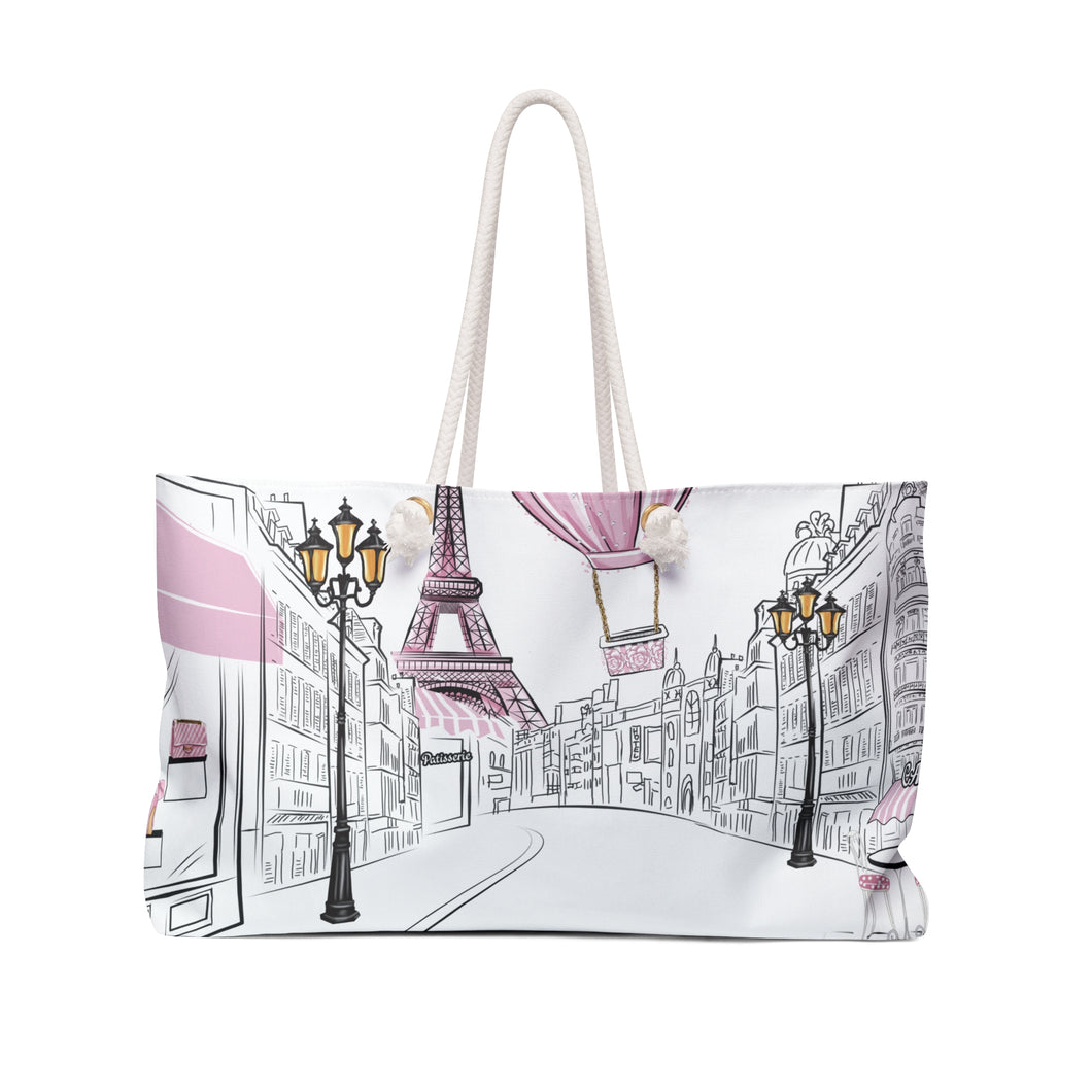 Paris Pink Weekender Bag
