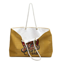 Load image into Gallery viewer, Summer Vibes Gold- Beach Babes Weekender Bag
