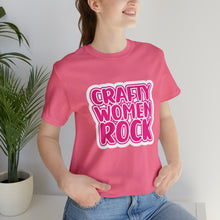 Load image into Gallery viewer, Crafty Women Rock Unisex Jersey Short Sleeve Tee
