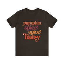 Load image into Gallery viewer, Pumpkin Spice Baby Unisex Jersey Short Sleeve Tee

