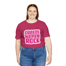 Load image into Gallery viewer, Crafty Women Rock Unisex Jersey Short Sleeve Tee
