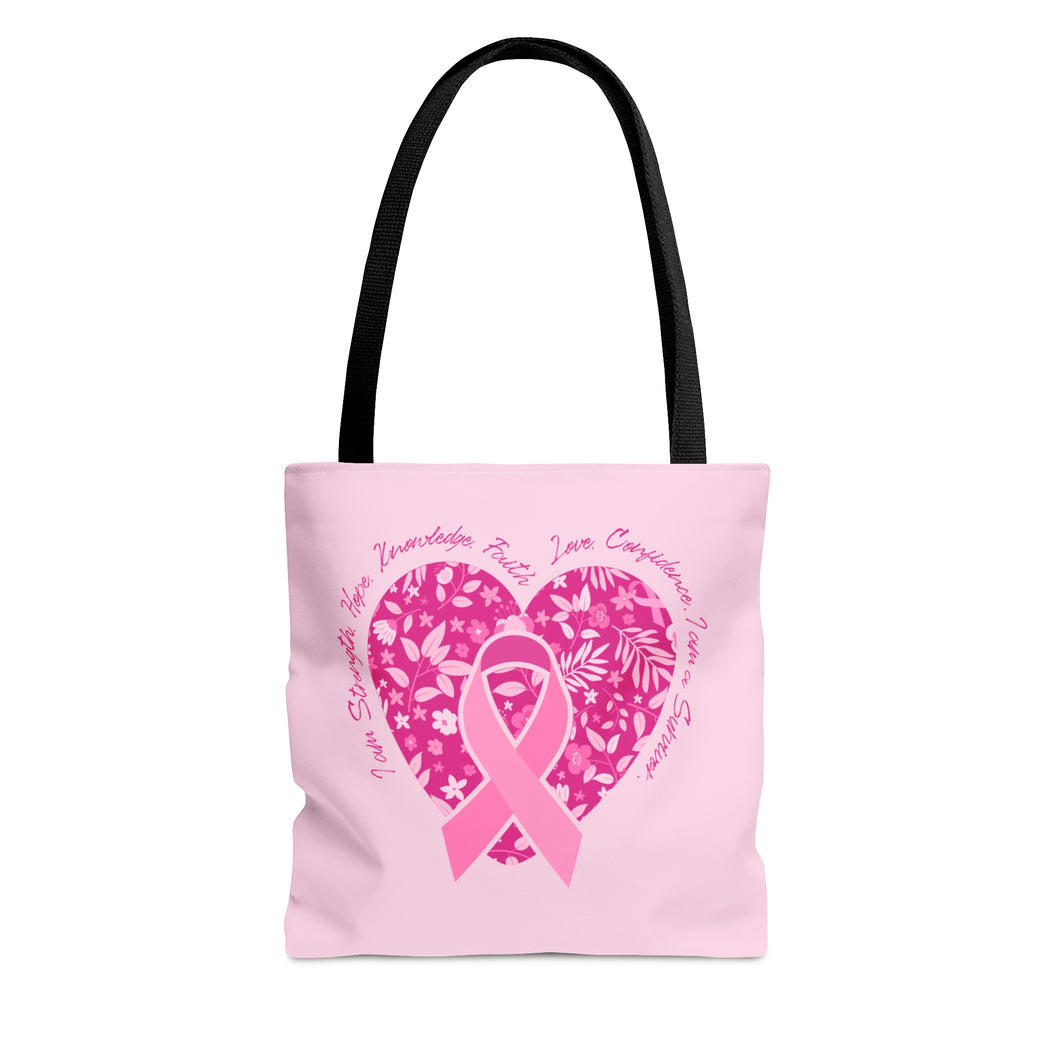 Strength Hope AOP Tote Bag