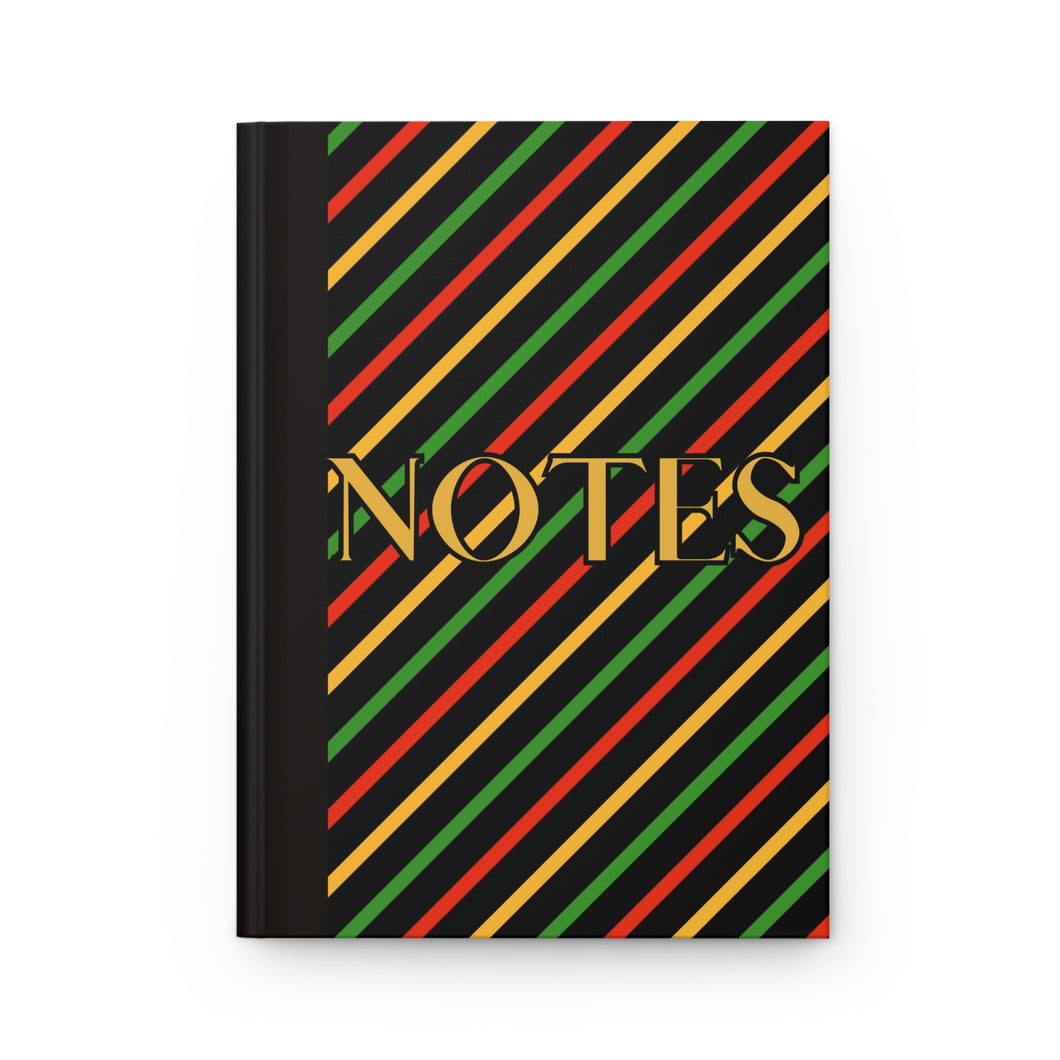 His Stripes Hardcover Notebook Matte