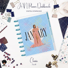 Load image into Gallery viewer, JAN Planner Dashboard Insert- Printable Classic 7x9
