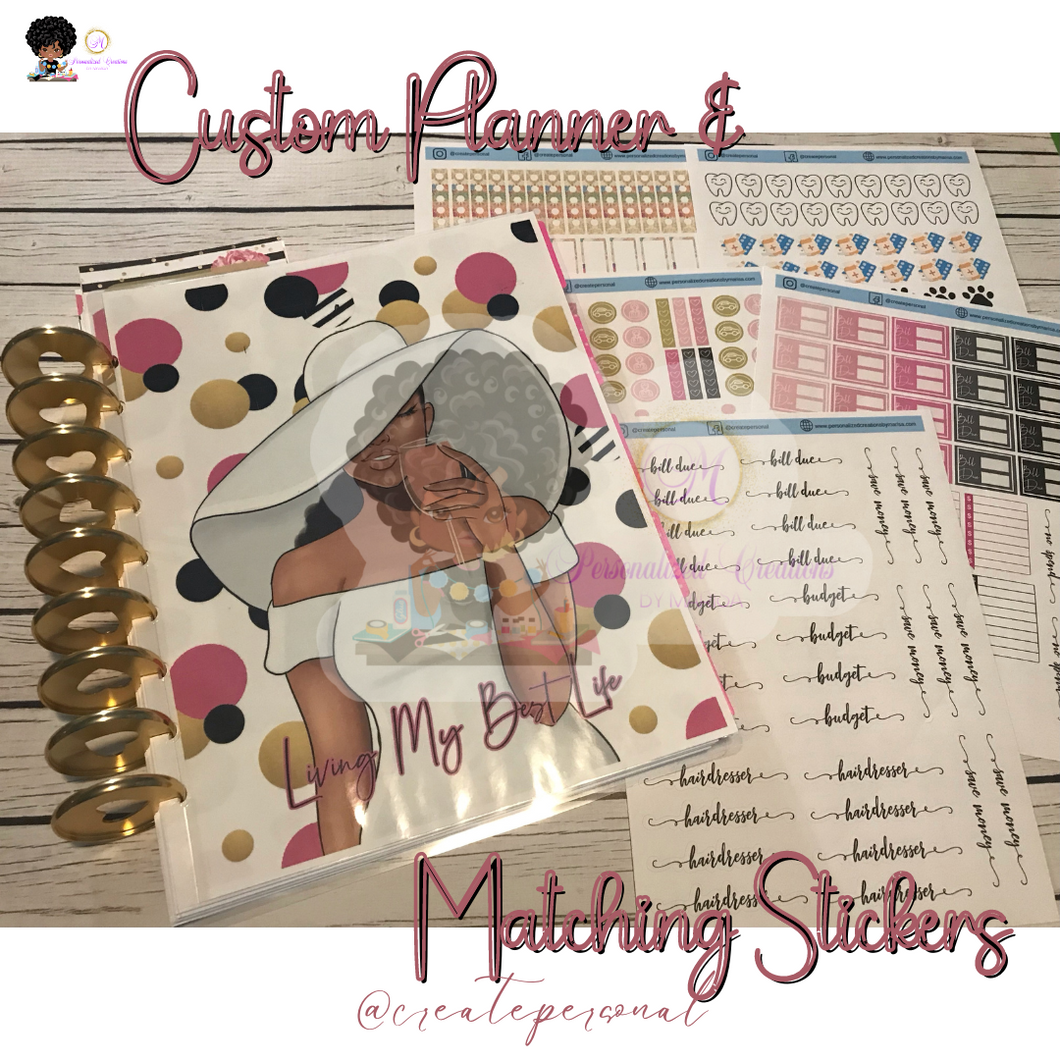 12-Month Budget Planner Discbound-C. Taylor Custom Order