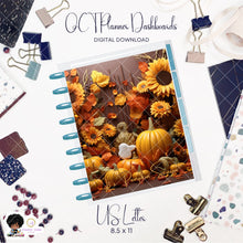 Load image into Gallery viewer, OCT Planner Dashboard Insert- Printable US Letter 8.5x11
