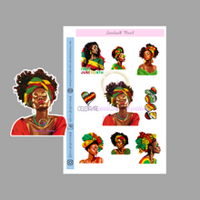 Load image into Gallery viewer, Juneteenth Mood Stickers

