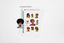 Load image into Gallery viewer, Juneteenth Mood Stickers
