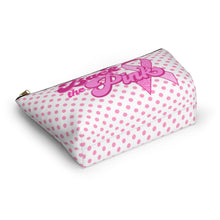 Load image into Gallery viewer, Back The Pink Accessory Pouch w T-bottom
