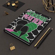 Load image into Gallery viewer, A Serious Matter Pink &amp; Green Hardcover Notebook Journal Matte
