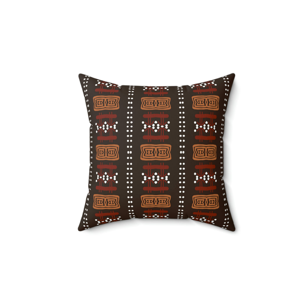 Tribal Spun Polyester Square Pillow