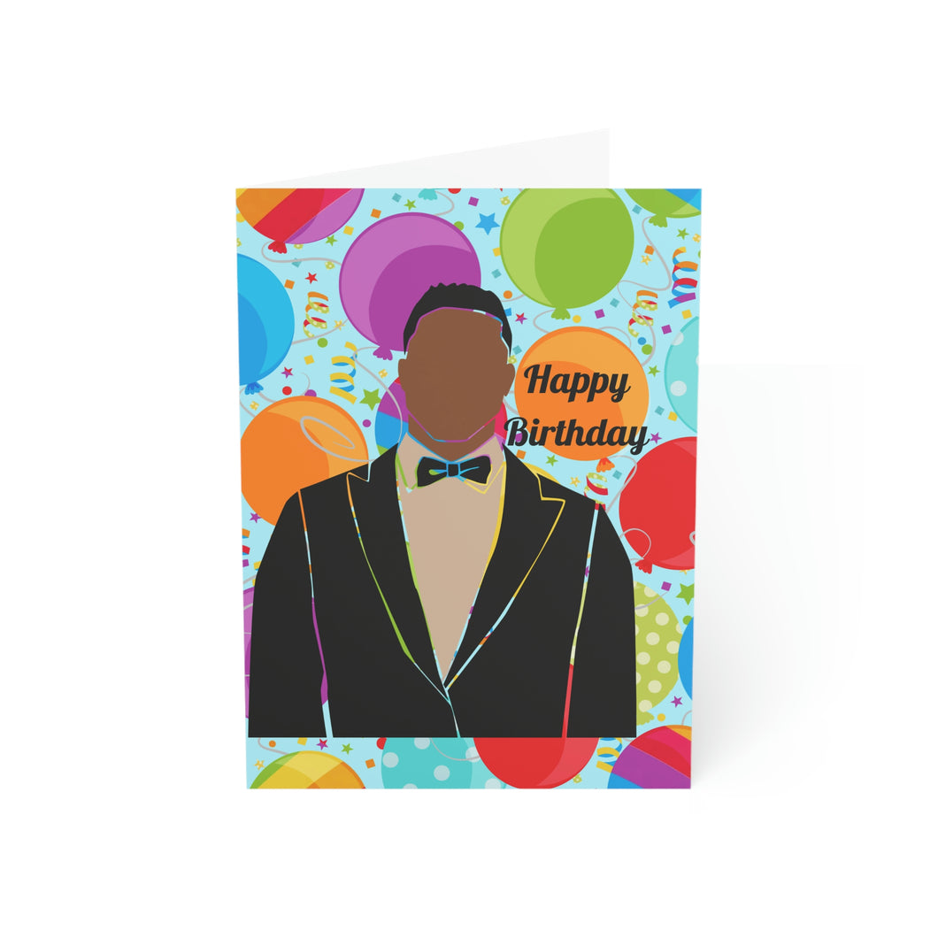 Mens Birthday-Bowtie1 Folded Greeting Cards (1, 10, 30, and 50pcs)