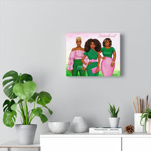 Load image into Gallery viewer, The Sisterhood Pink/Green Canvas Gallery Wraps
