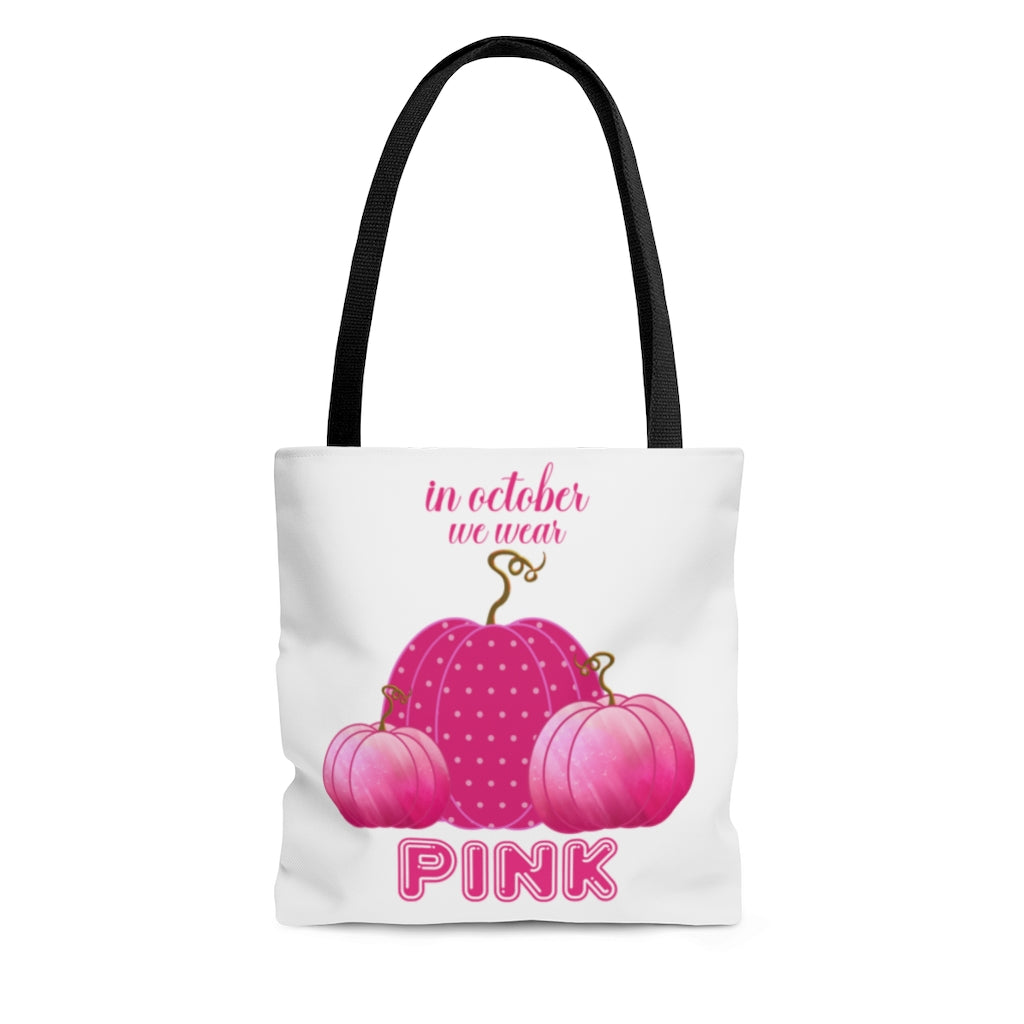 We Wear Pink AOP Tote Bag
