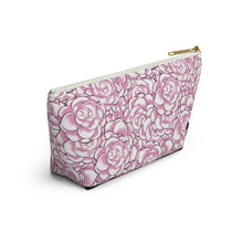 Load image into Gallery viewer, Paris Pink Heels Accessory Pouch w T-bottom
