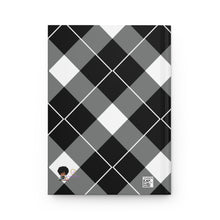 Load image into Gallery viewer, His Black Argyle Hardcover Journal Matte

