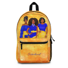 Load image into Gallery viewer, The Sisterhood Blue/Gold Backpack
