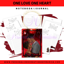 Load image into Gallery viewer, One Love One Heart Notebook/Journal
