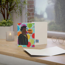 Load image into Gallery viewer, Mens Birthday-Black Shirt Folded Greeting Cards (1, 10, 30, and 50pcs)
