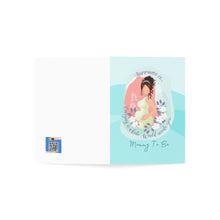 Load image into Gallery viewer, Mommy To Be-Happiness Is -Light Folded Greeting Cards (1, 10, 30, and 50pcs)
