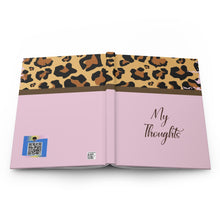 Load image into Gallery viewer, Cheetah Pink Hardcover Journal Matte
