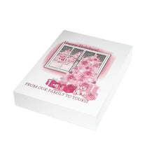Load image into Gallery viewer, Christmas Pink Folded Greeting Cards (1, 10, 30, and 50pcs)

