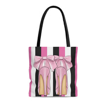 Load image into Gallery viewer, Heels &amp; Stripes AOP Tote Bag
