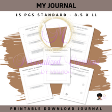 Load image into Gallery viewer, My Journal- Printable Download
