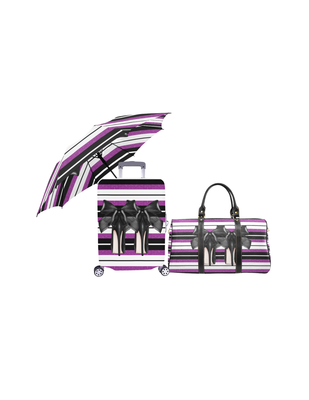 PCM Glam Purple Reign 3 PC Travel Set