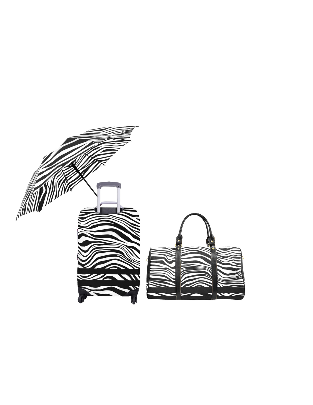 Zebra 3 PC Travel Set
