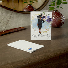 Load image into Gallery viewer, Sophisticated Ladies Mothers Day-Black Folded Greeting Cards (1, 10, 30, and 50pcs)
